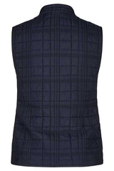 NAVY QUILTED LIGHT VEST