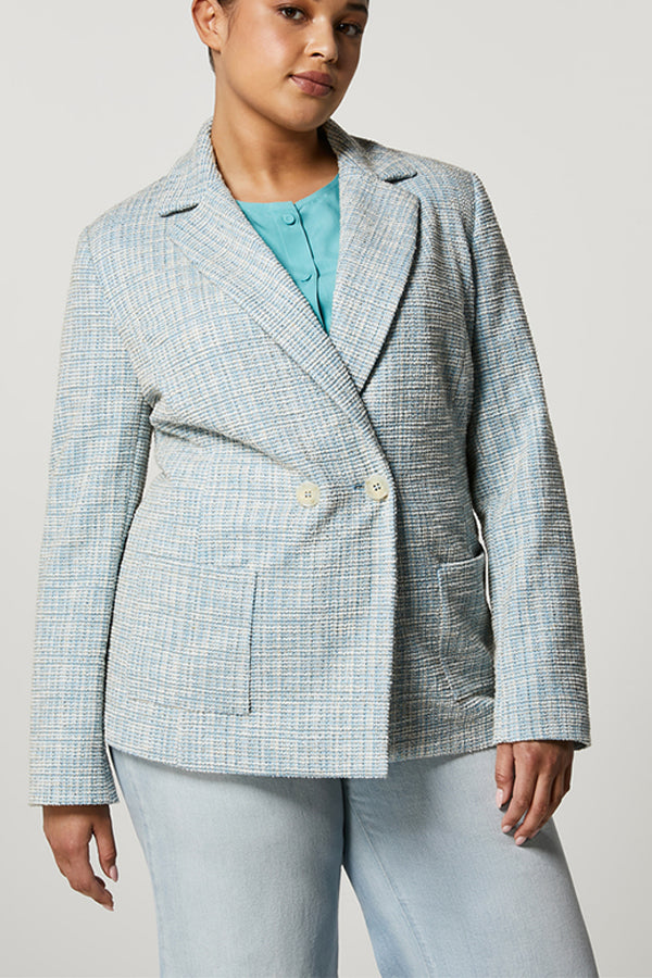 JAMES BLUE SEMI FITTED BLAZER