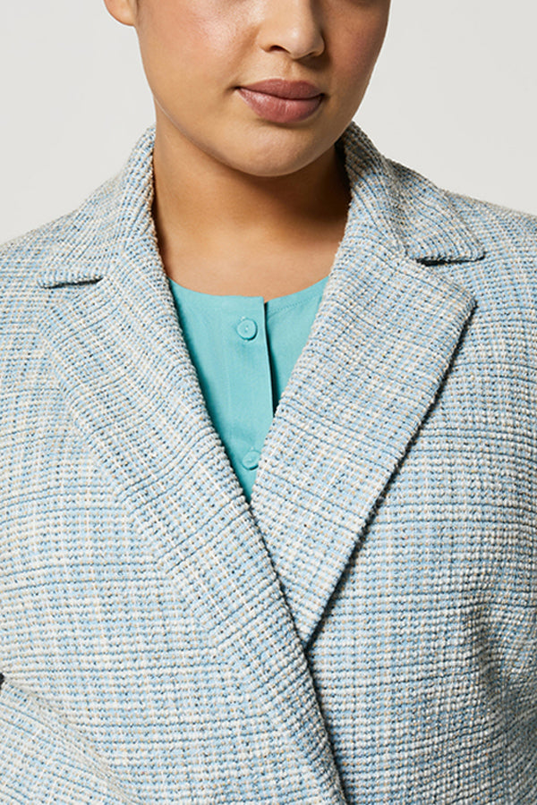 JAMES BLUE SEMI FITTED BLAZER