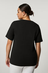 NOEL BLACK "STRIPE" JERSEY T-SHIRT