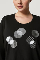 NILO WIDE DOTS COTTON JERSEY T-SHIRT