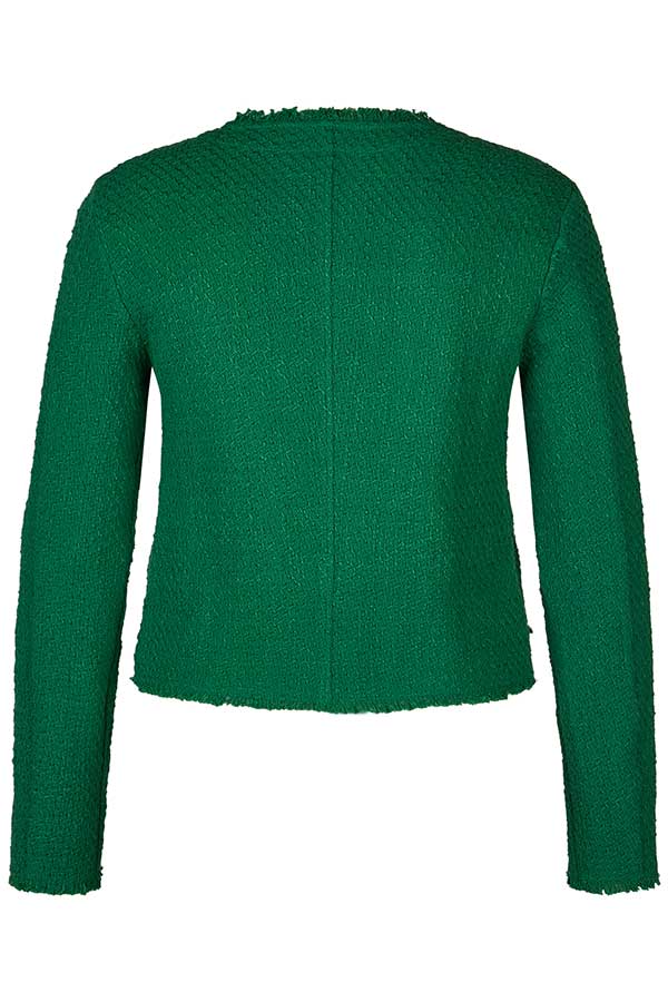 GREEN FRINGED-EDGE JACKET