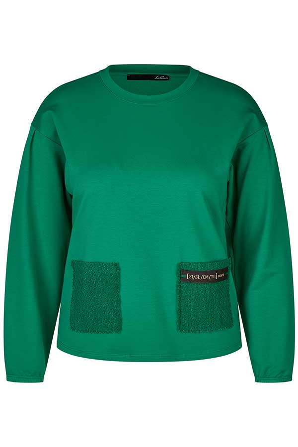 GREEN PATCH POCKET T-SHIRT