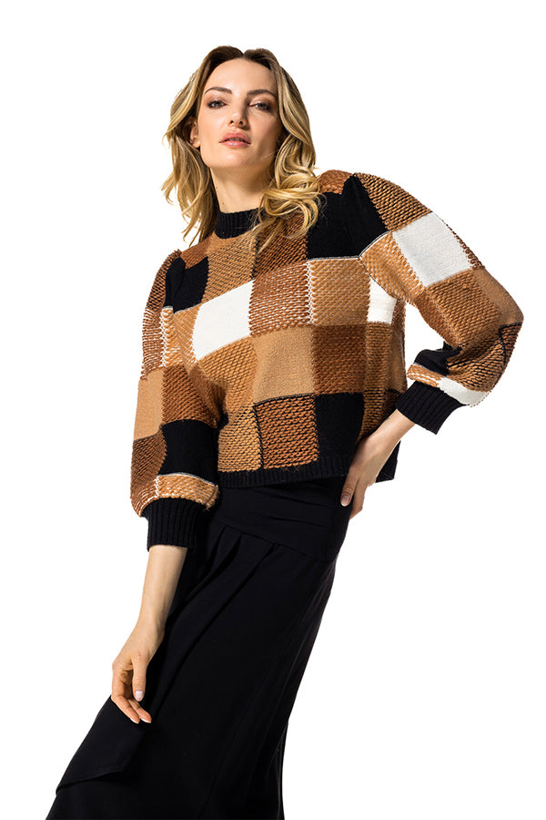 SHORT COLORBLOCK PULLOVER