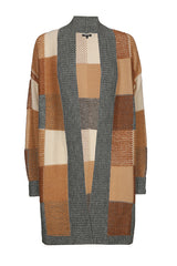 MID LENGTH COLORBLOCK CARDIGAN