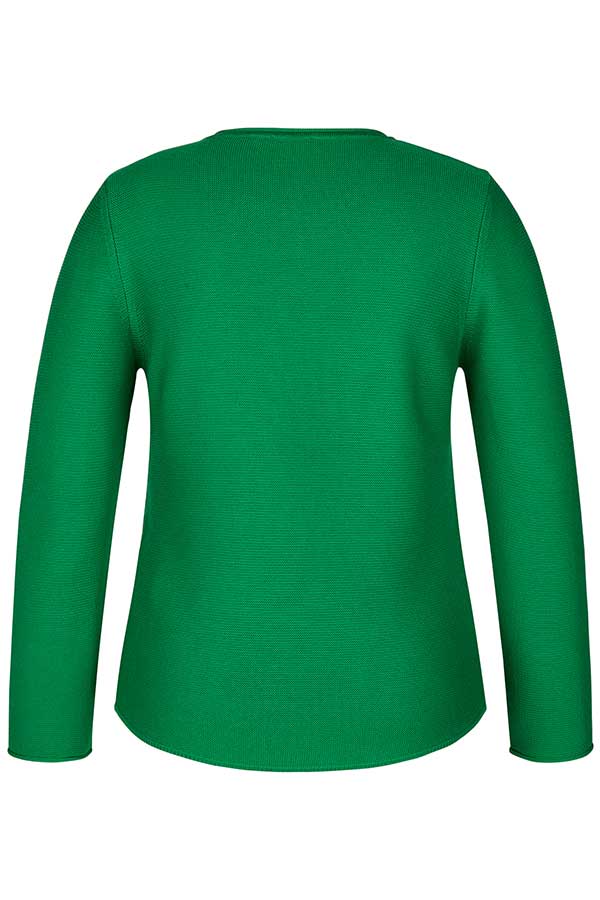 GREEN ZEBRA TONE ON TONE PULLOVER