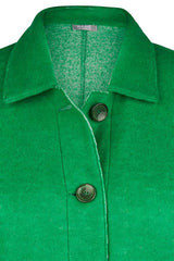 GREEN BUTTONED JACKET