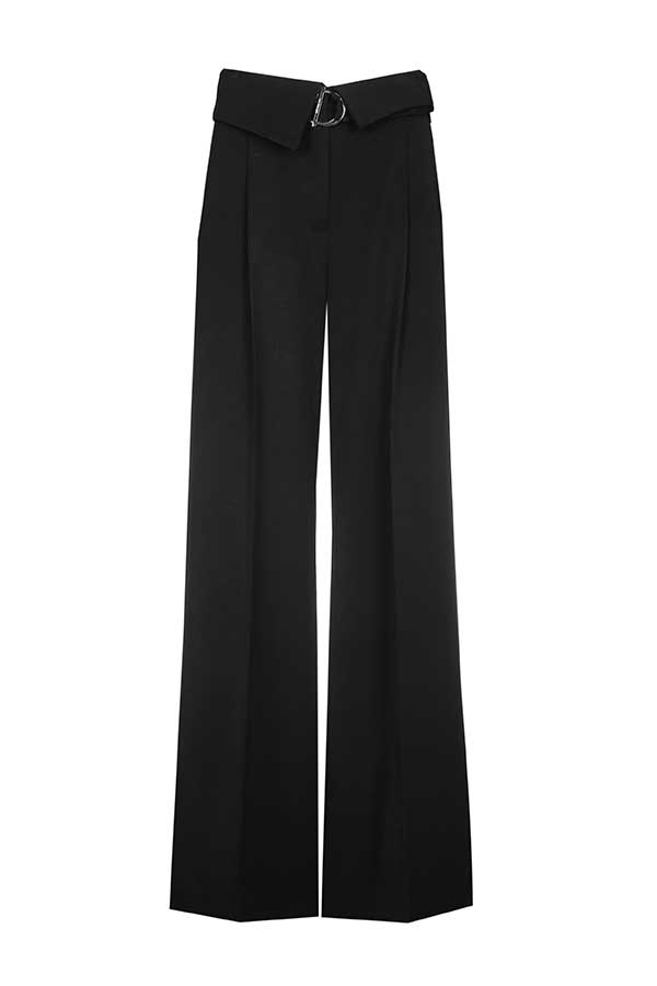 HIGH WAIST WIDE LEG TROUSERS