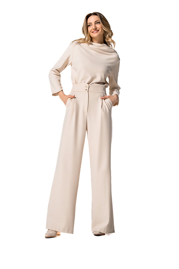 HIGH WAIST WIDE TROUSERS