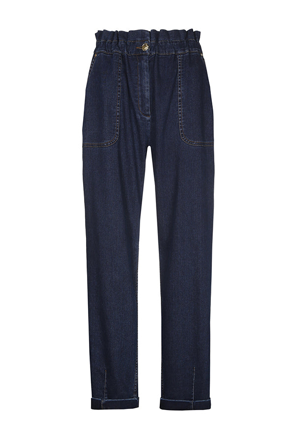 HIGH WAIST BAGGY TROUSERS