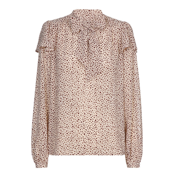 LOOSE FLOUNCED BLOUSE