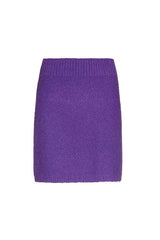 PURPLE SHORT TRICOT SKIRT