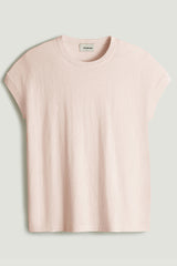 COTTON BLEND ROUND NECK T-SHIRT