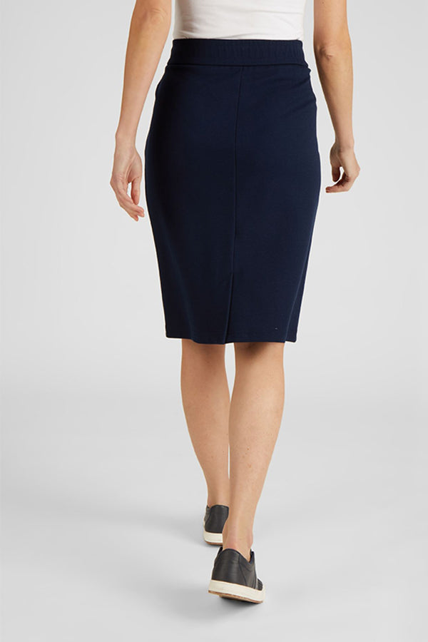 ZIPPED POCKETS BASIC SKIRT