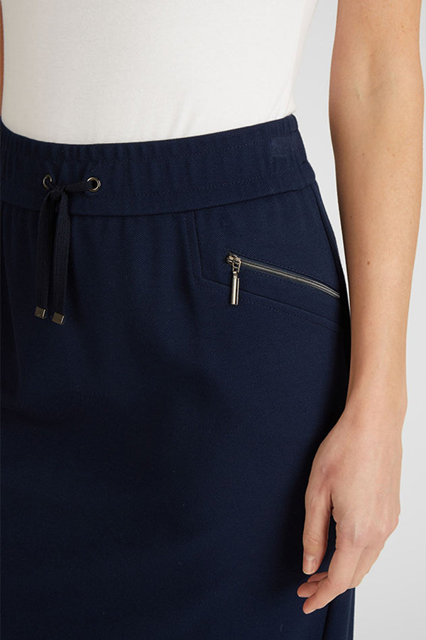 ZIPPED POCKETS BASIC SKIRT