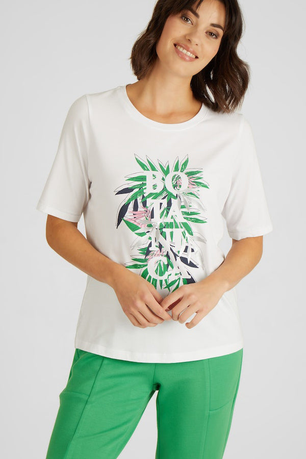 WHITE BOTANICA T-SHIRT