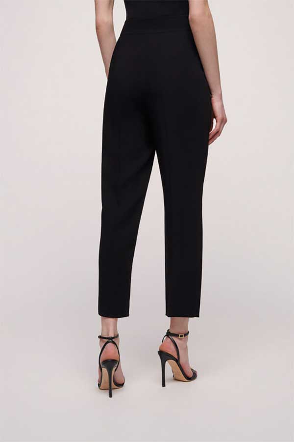 OSTILE HIGH WAIST VISCOSE ELEGANT TROUSERS