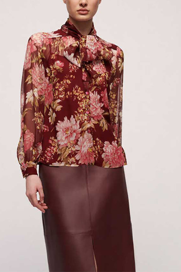 LEADER FLORAL PRINT SHIRT