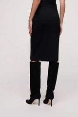 FERRARA FRONT ZIP PENCIL SKIRT