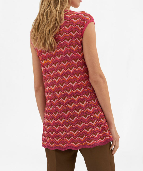 KNIT FABRIC TUNIC