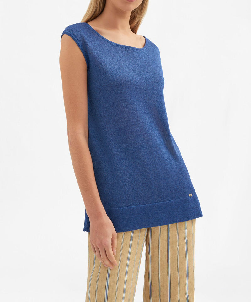 VISCOSE BLEND TUNIC