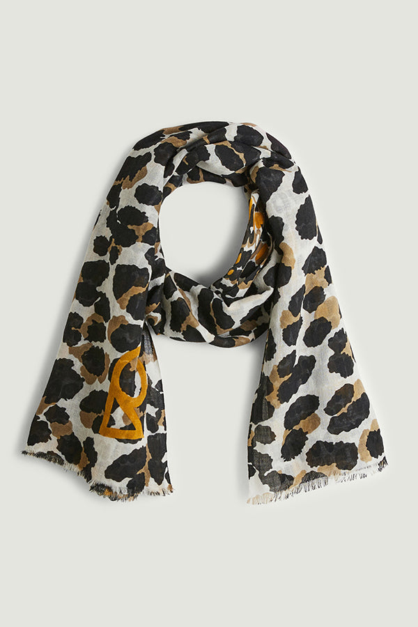 LEOPARD PRINT SCARF