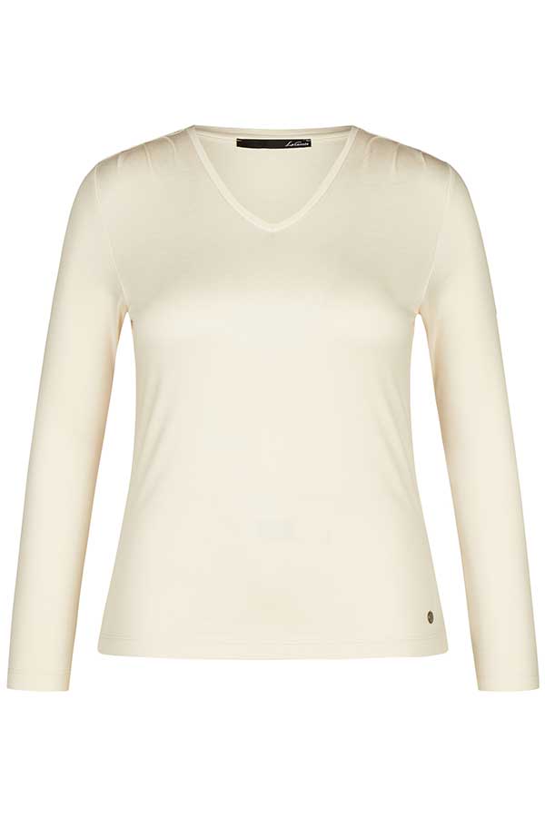 IVORY V-NECK T-SHIRT