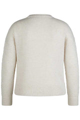 IVORY CREWNECK PULLOVER