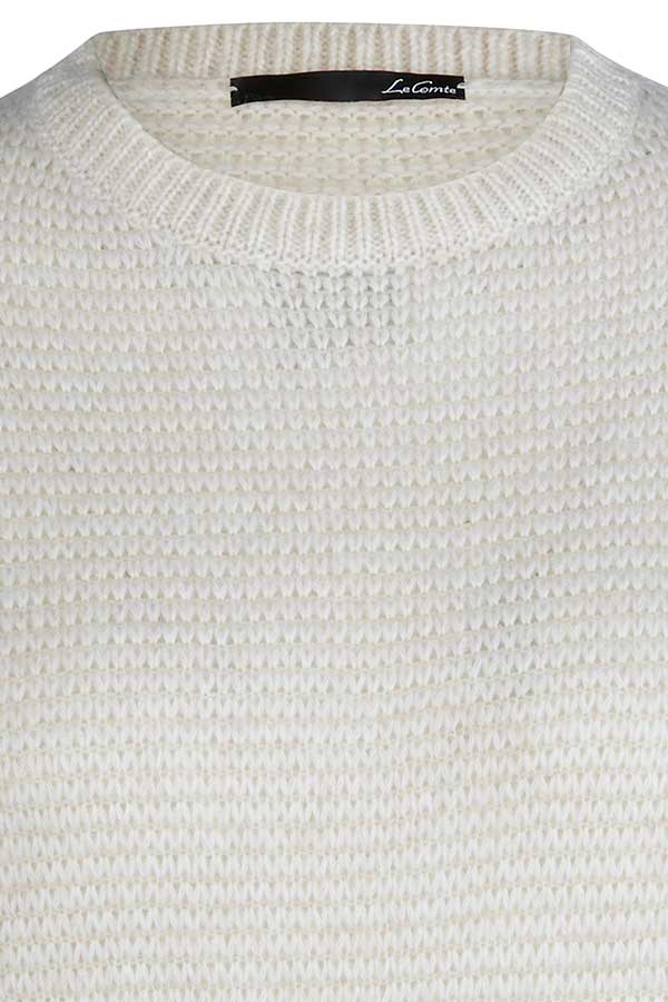 IVORY CREWNECK PULLOVER