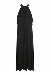 LOOSE PLEATED MAXI GALA DRESS