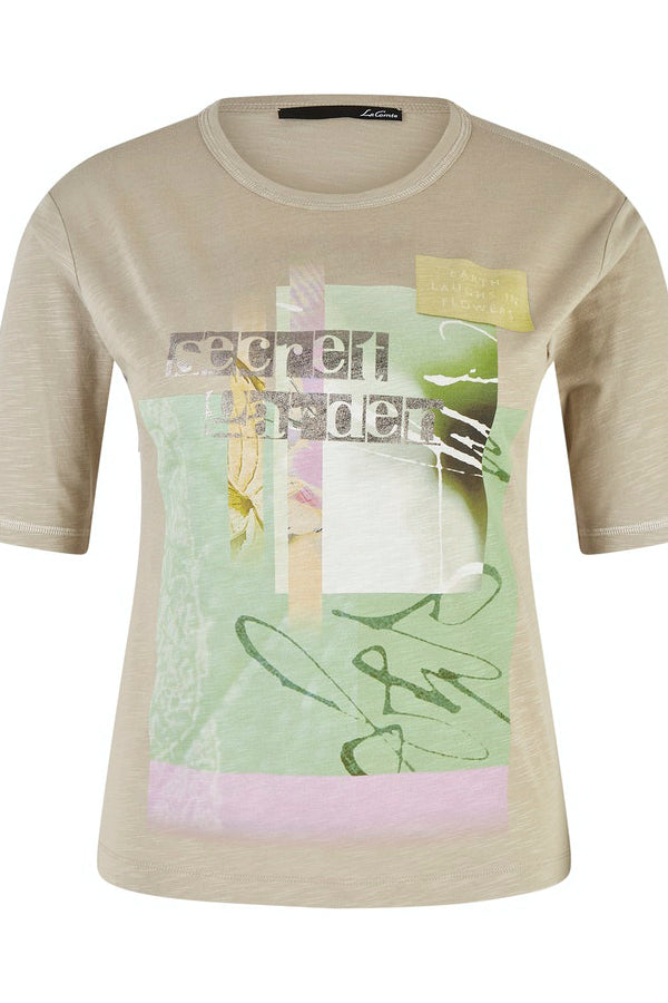 BEIGE SECRET GARDEN T-SHIRT