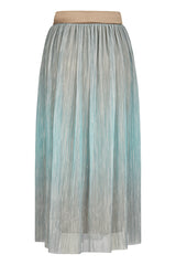 MINT GREEN GRADIENT TULLE MAXI SKIRT