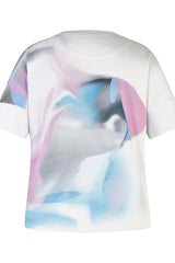 ABSTRACT PRINT T-SHIRT