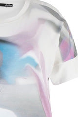 ABSTRACT PRINT T-SHIRT