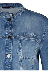 BLUE DENIM BUTTONED JACKET