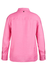 PINK BUTTON UP LONG SLEEVE SHIRT