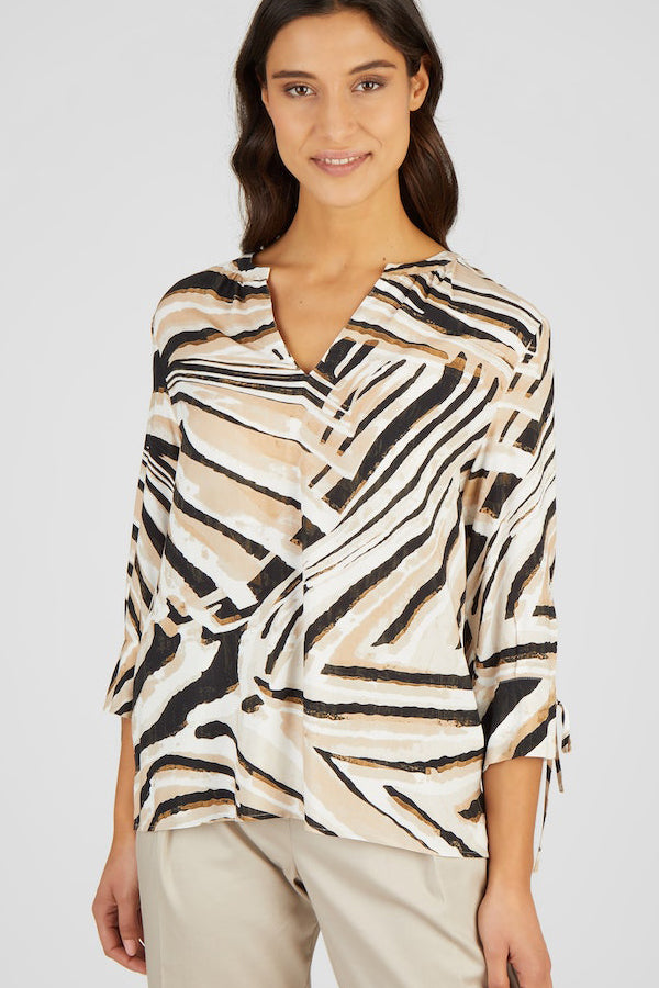 ANIMAL PRINT BLOUSE