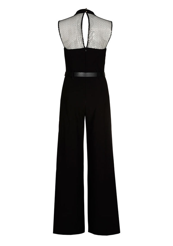 TULLE SEQUINNED JUMPSUIT