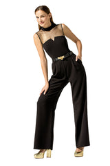 TULLE SEQUINNED JUMPSUIT