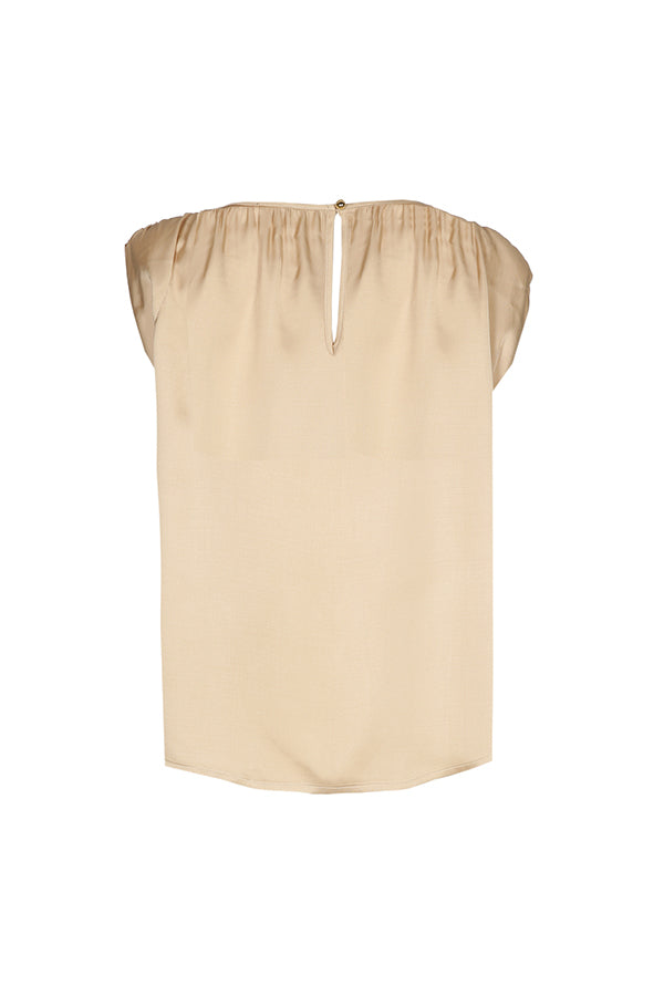 SHINY DRESSY SLEEVELESS TOP