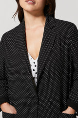 CLARA POLKA DOT DECONSTRUCTED BLAZER