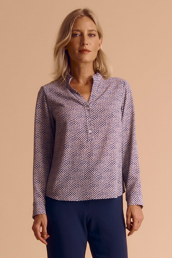 CALYPSO FLOWING VISCOSE BLOUSE