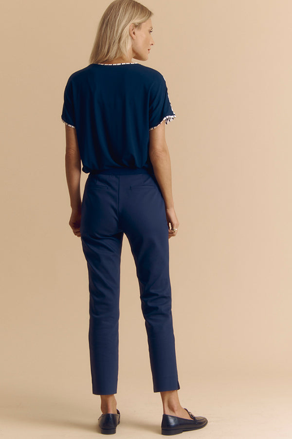 PICO 7/8 COTTON STRECH TROUSERS