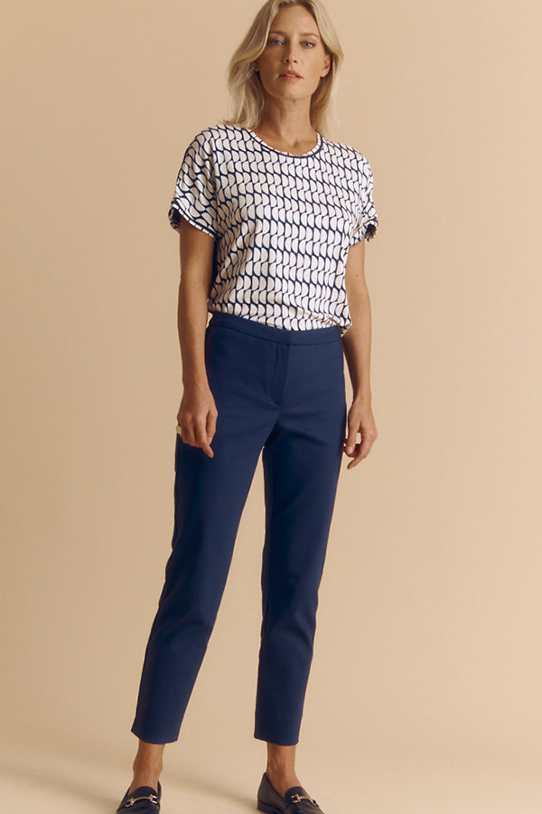 PICO 7/8 COTTON STRECH TROUSERS