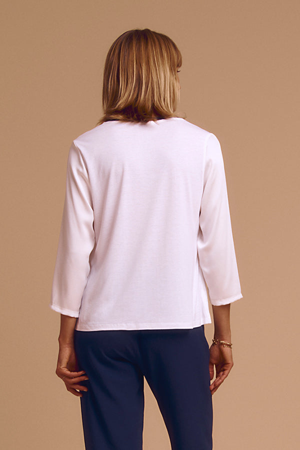 CHARLESTON CREPE TOP