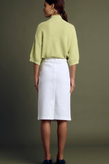 JILO STRAIGHT STRETCH COTTON SKIRT