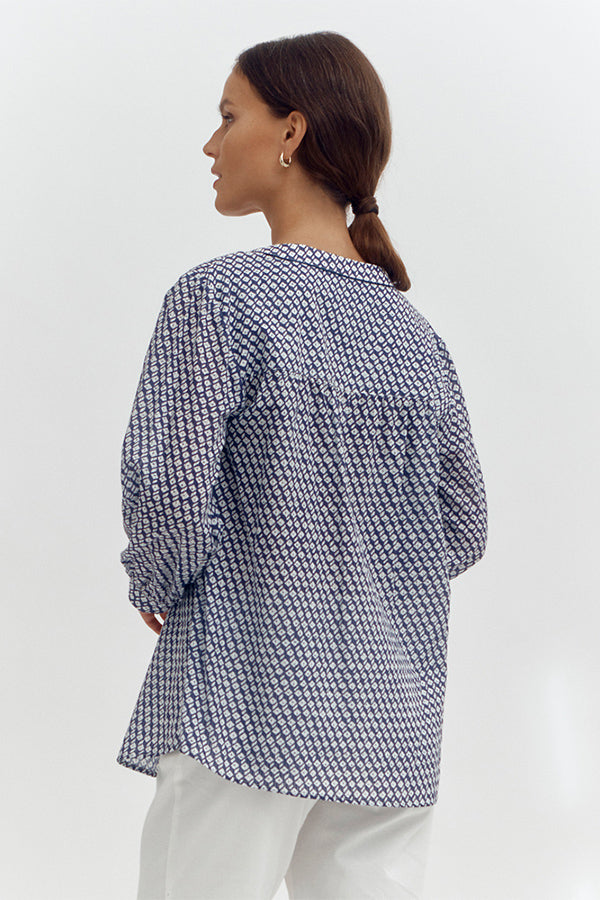 CHIVALI PRINTED BLOUSE