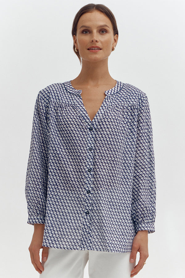 CHIVALI PRINTED BLOUSE