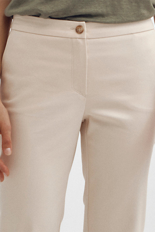 PICO87 BEIGE STRAIGHT TROUSER