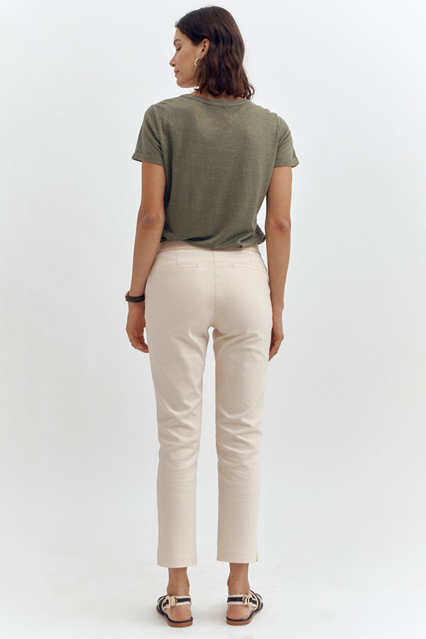 PICO87 BEIGE STRAIGHT TROUSER